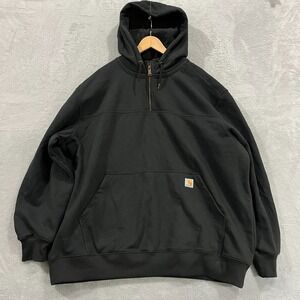 Carhartt Rain Defender Hoodie Mens 3XL Original Fit 1/4 Zip‎ Pullover Workwear